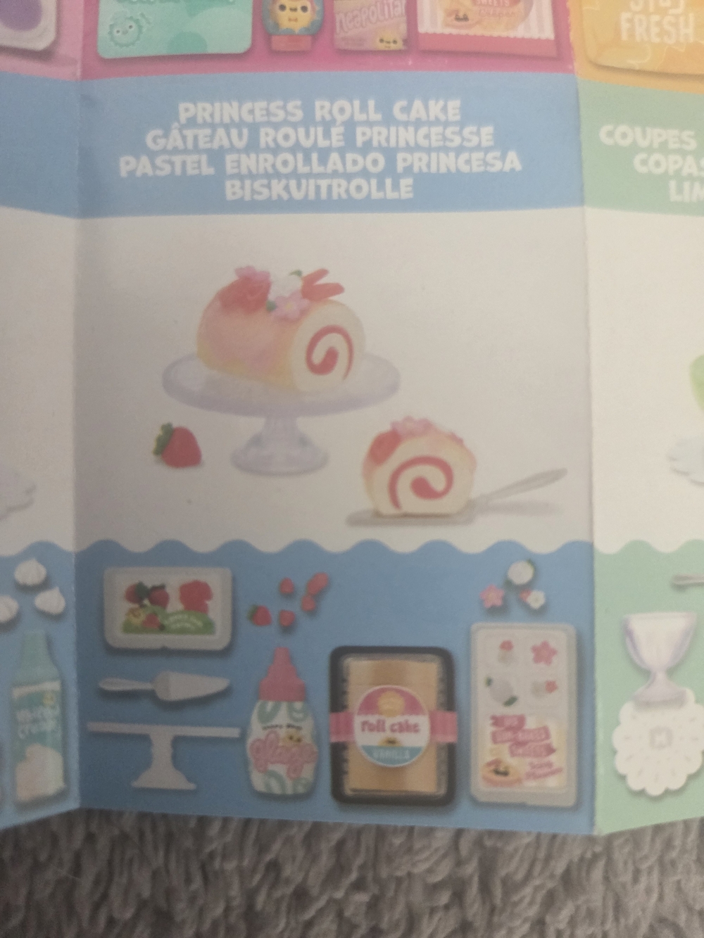 Miniverse Diner Series 3 Princess Roll Cake No Longer Avaliable